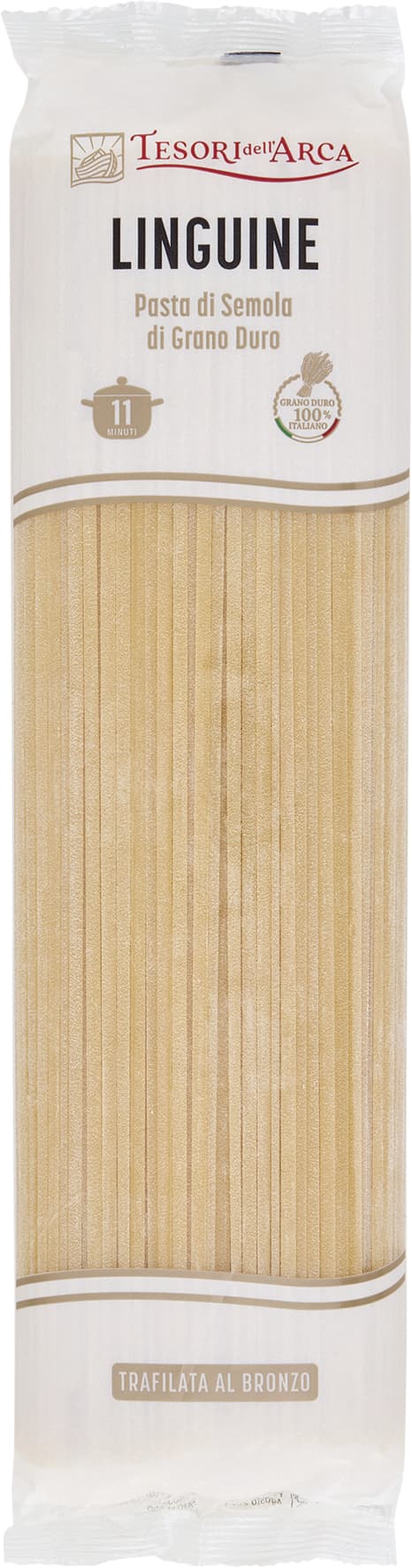 TESORI DELL'ARCA Pasta di Semola di Grano Duro Linguine 500 g – immagine 2