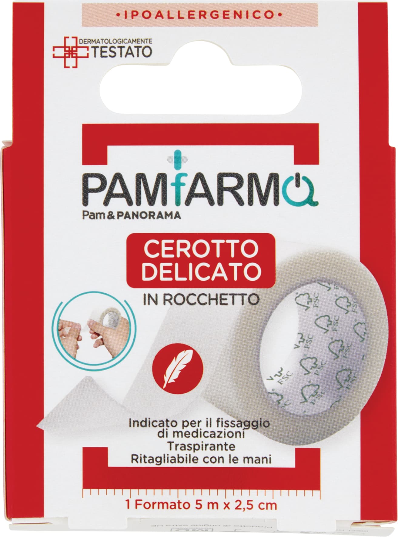 PAM PANORAMA Cerotto Rocchetto delicato 5 m, x 2,5 cm – immagine 2