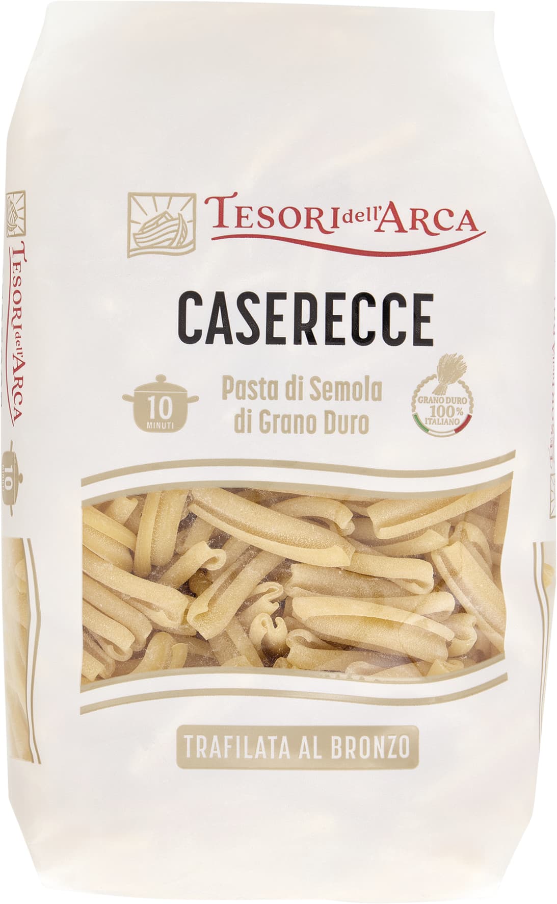TESORI DELL'ARCA Pasta di Semola di Grano Duro Caserecce 500 g – immagine 2
