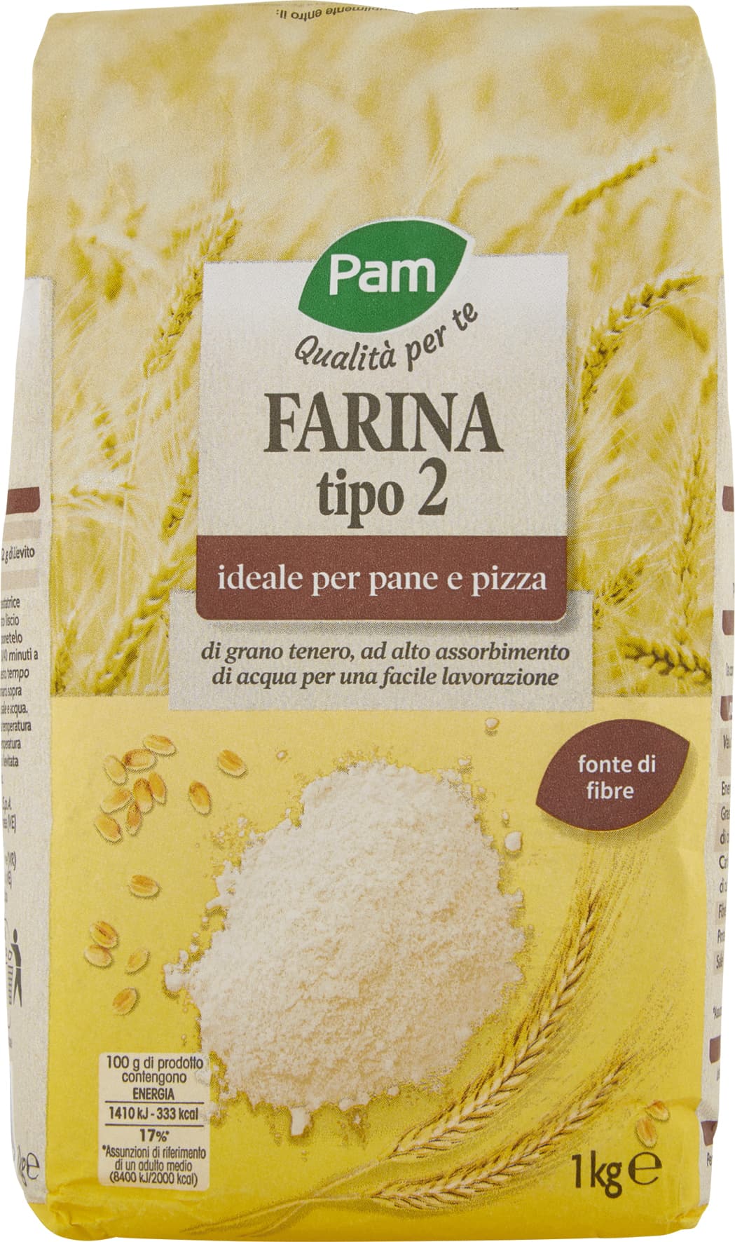 PAM Qualità per te Farina tipo 2 1 kg – immagine 2