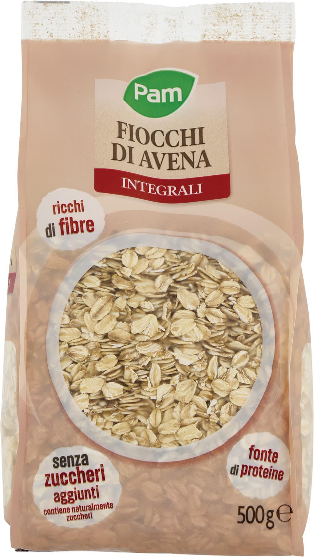 PAM Fiocchi di Avena Integrali 500 g – immagine 2