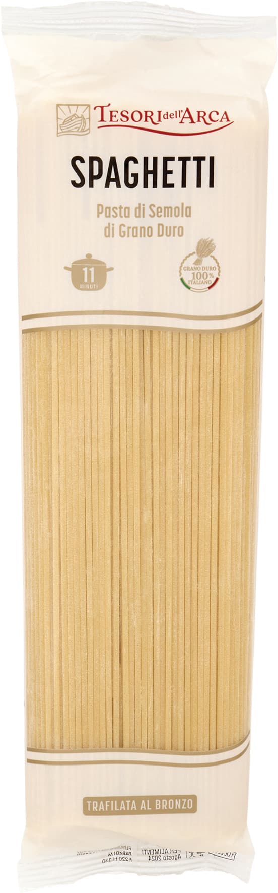 TESORI DELL'ARCA Pasta di Semola di Grano Duro Spaghetti 500 g – immagine 2