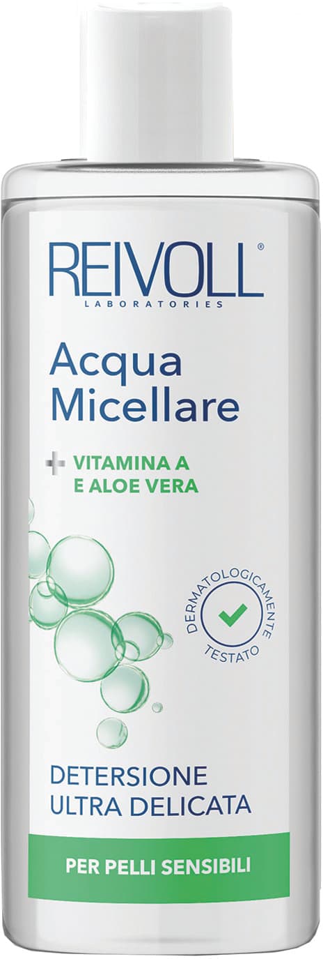 Acqua micellare vitamina a e aloe vera reivoll 400ml – immagine 2