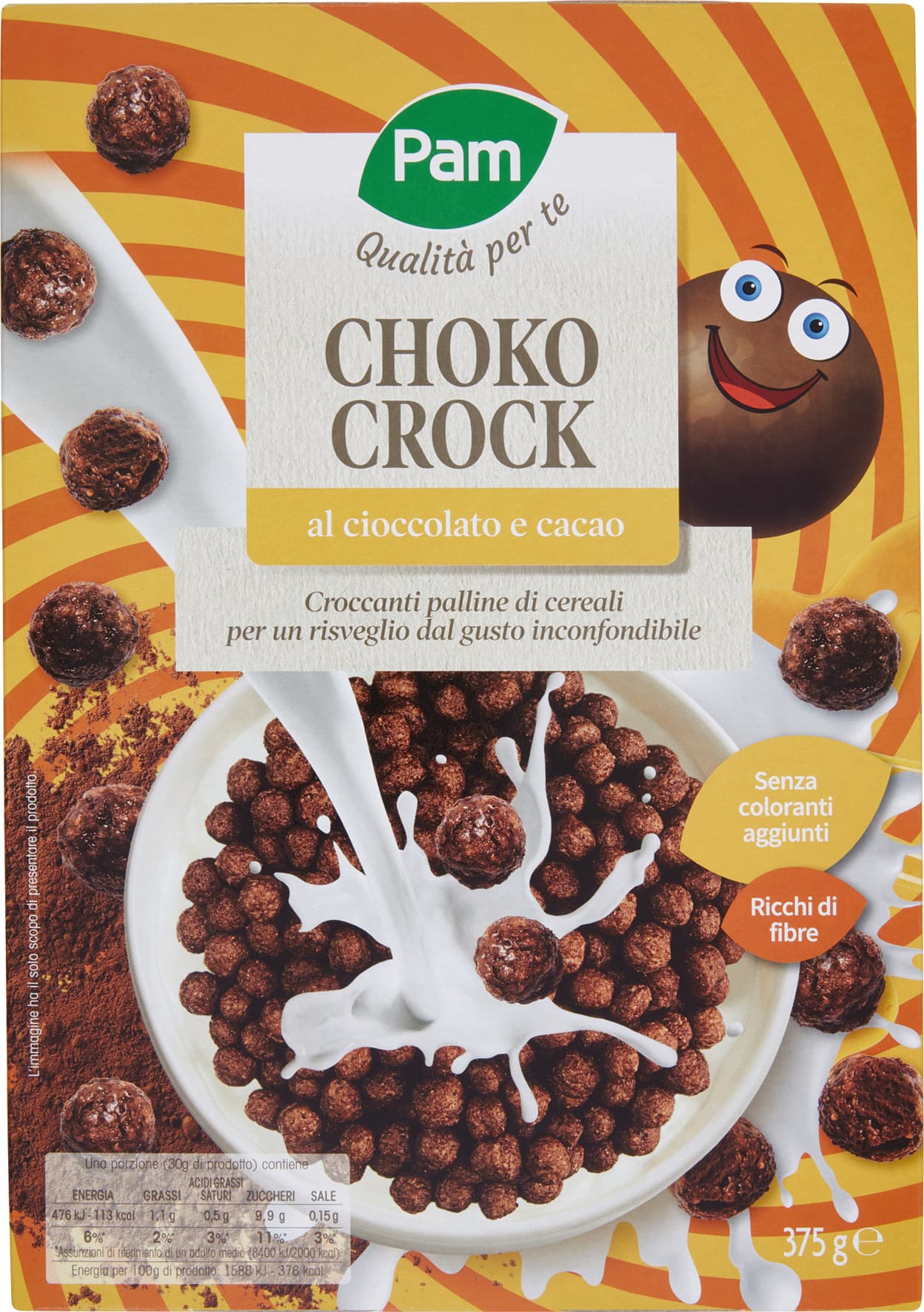 PAM Qualità per te Choko Crock al cioccolato e cacao 375 g – immagine 2
