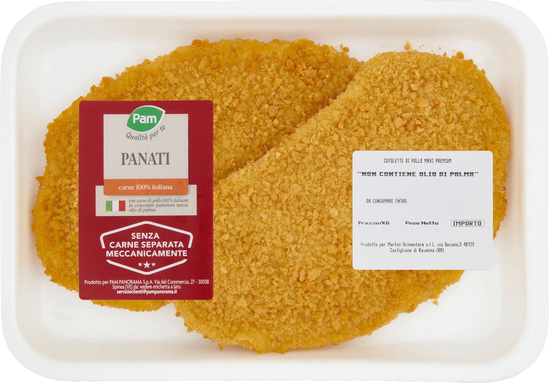 PAM Qualità per te Panati Cotolette di Pollo Maxi Premium 0,300 kg – immagine 2