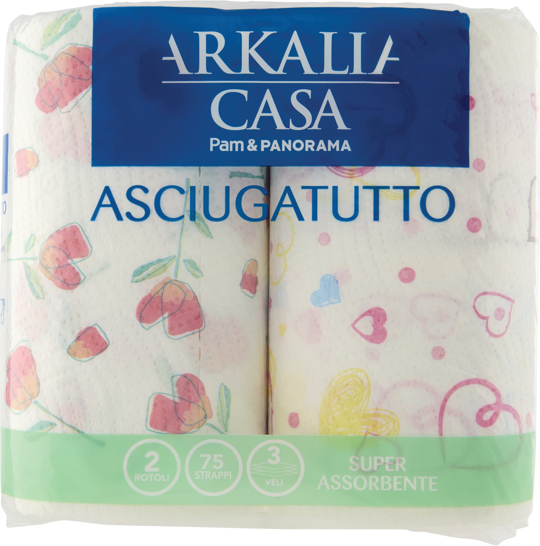 PAM Qualità per te Asciugatutto 3 veli 2 Rotoli – immagine 2