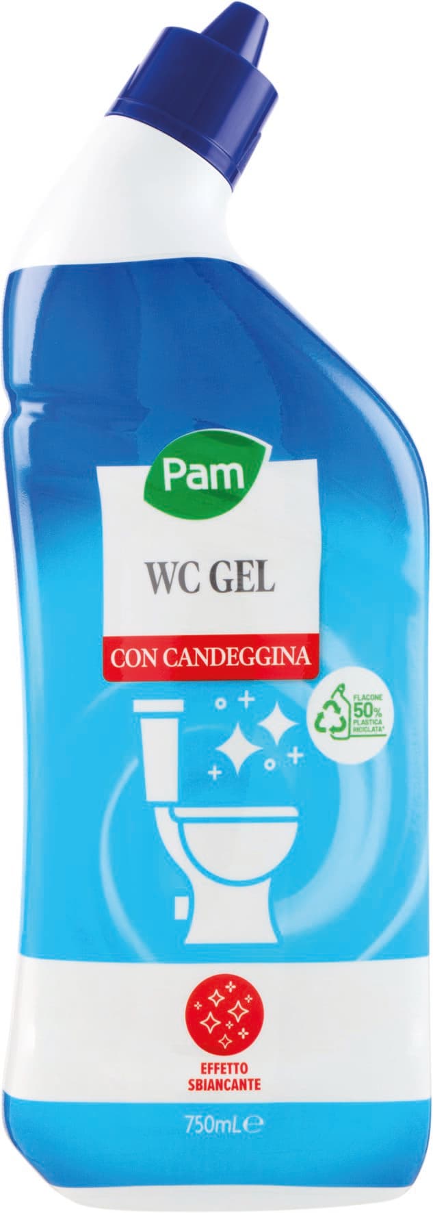 PAM WC Gel con Candeggina 750 ml – immagine 2