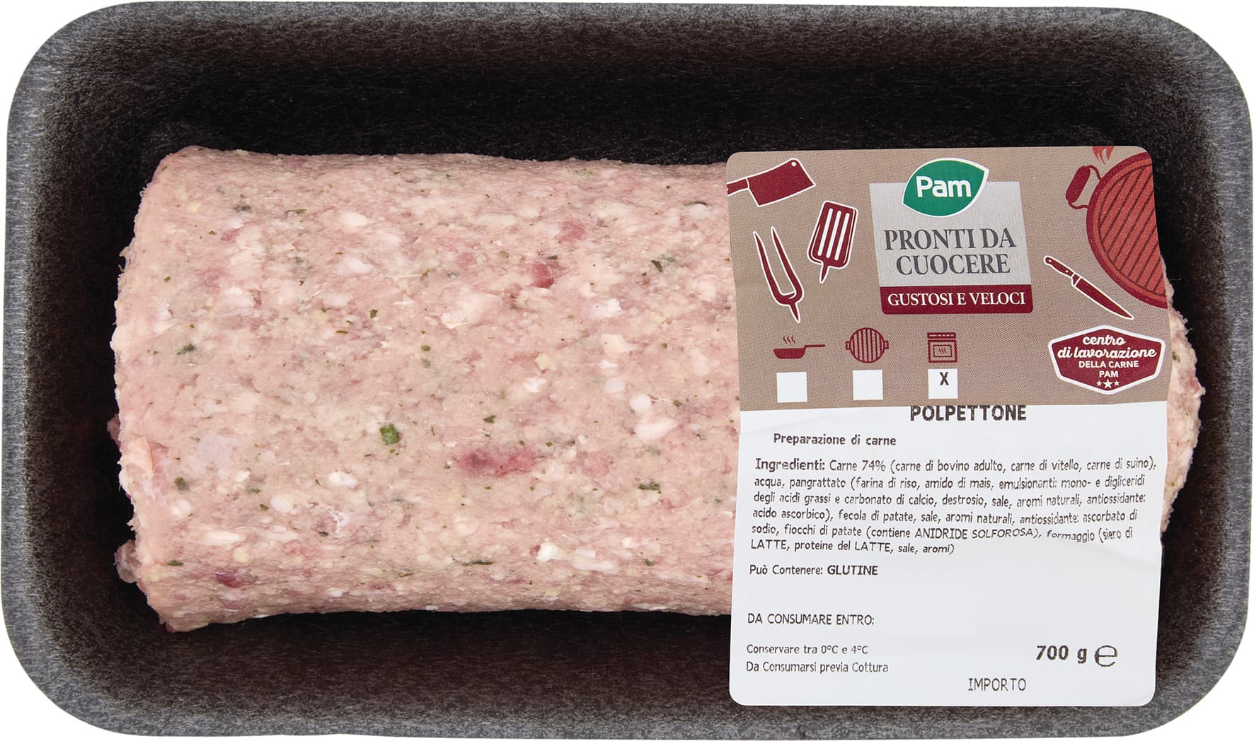 FRESCHE BONTÁ Polpettone 700 g – immagine 2