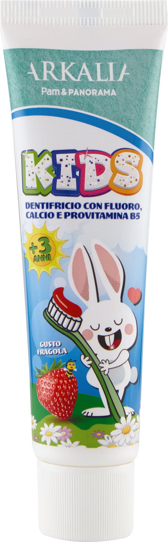 ARKALIA Dentifricio Kids Fresh Gusto Fragola +3 anni 50 ml – immagine 2