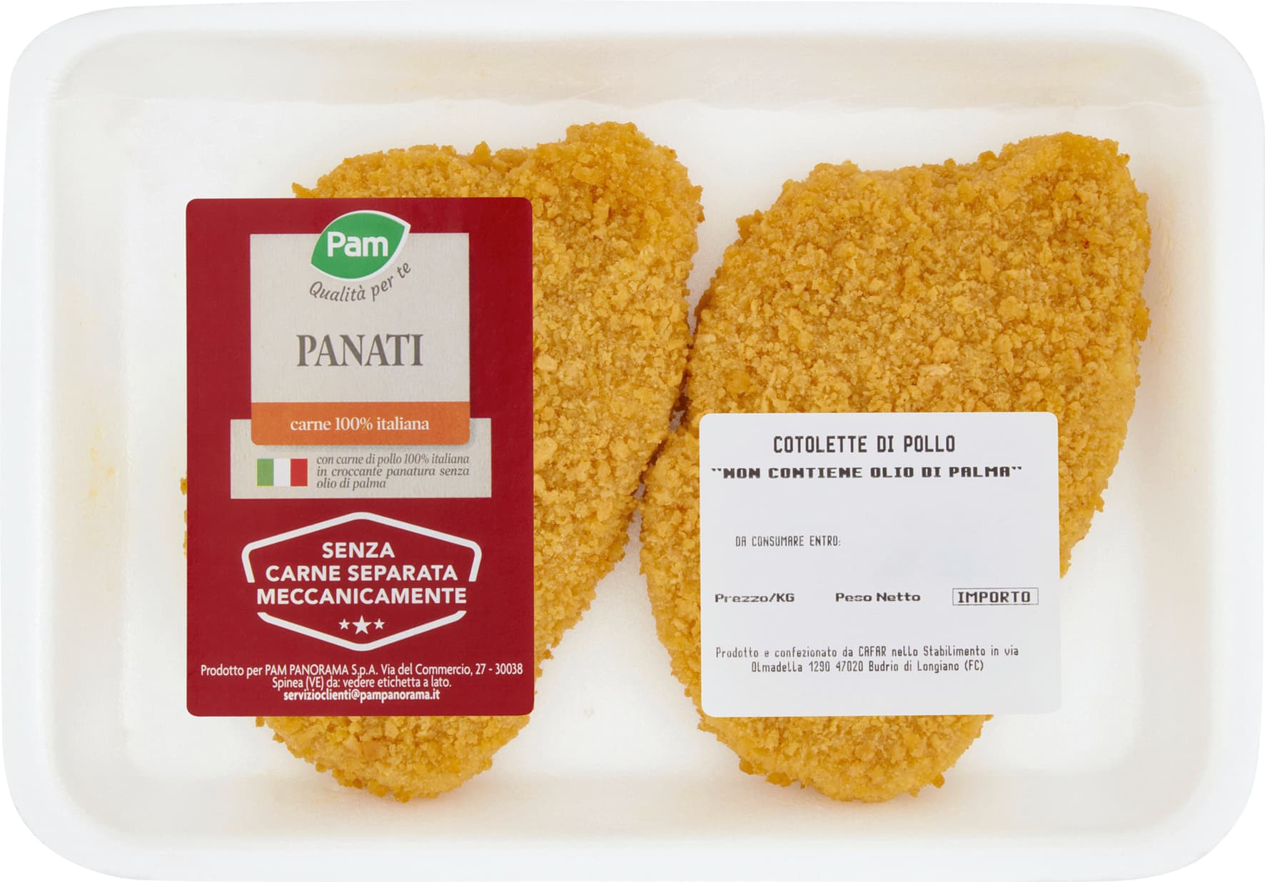 PAM Qualità per te Panati Cotolette di Pollo 0,220 kg – immagine 2