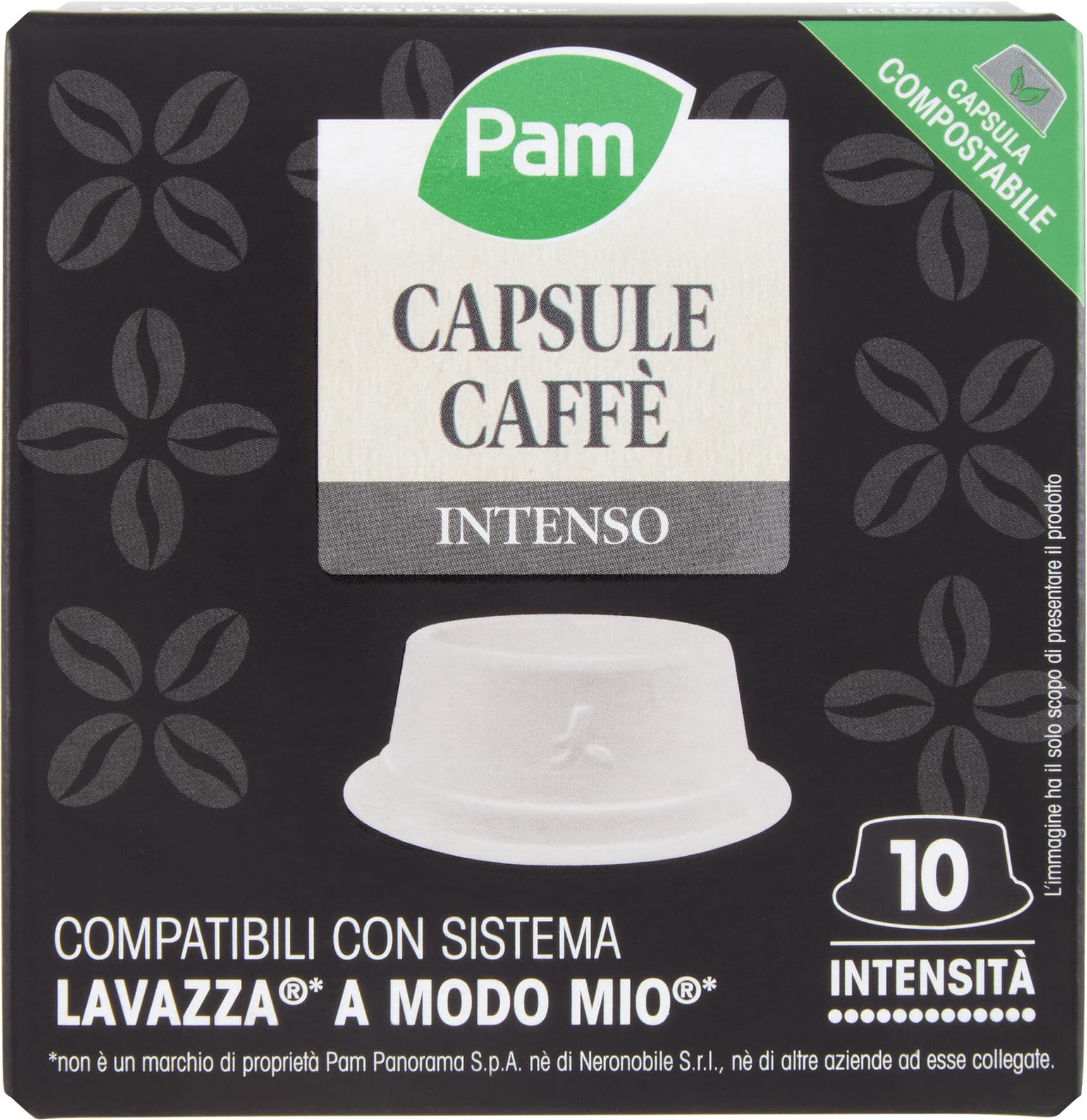 PAM Qualità per te Intenso 10 capsule Compatibili con sistema Lavazza* a Modo Mio* 70g (7g x 10) – immagine 2