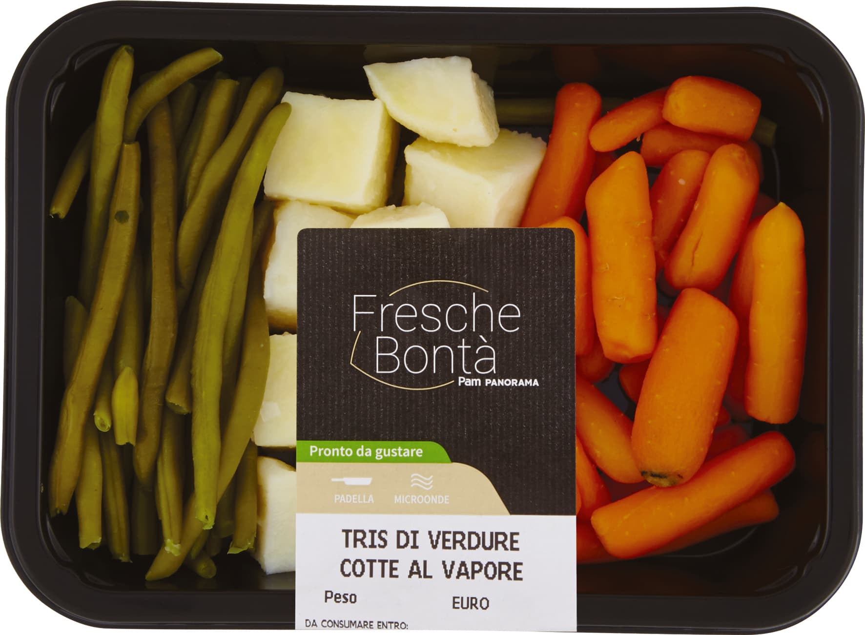 FRESCHE BONTÁ Tris di Verdure Cotte al Vapore 250 g – immagine 2