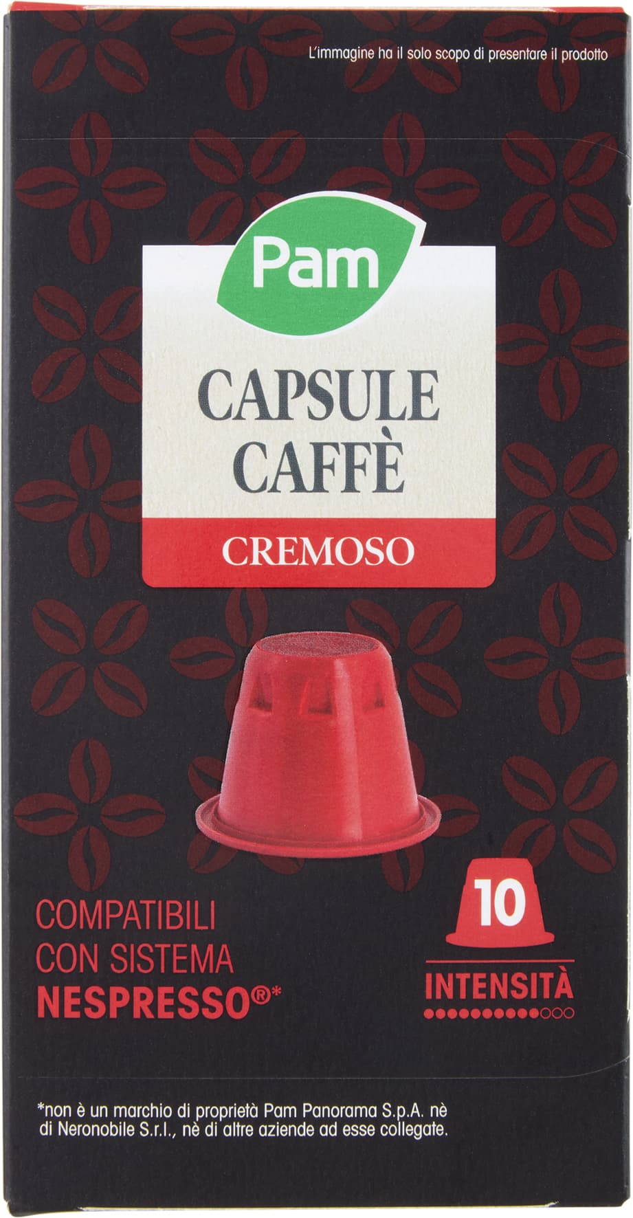 PAM Capsule Caffè Cremoso Compatibili Nespresso* 56g (10x5,6g) – immagine 2