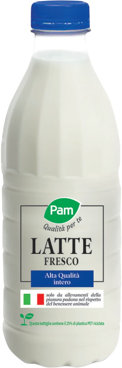 Latte fresco intero alta qualità PAM 1 l – immagine 2