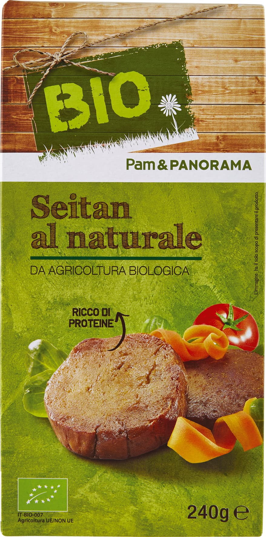 BIO Seitan al naturale 240g (120g x 2) – immagine 2