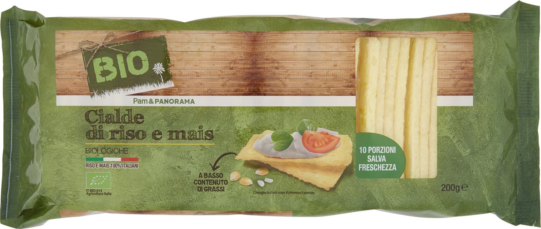 BIO Cialde di riso e mais Biologiche 200 g – immagine 2