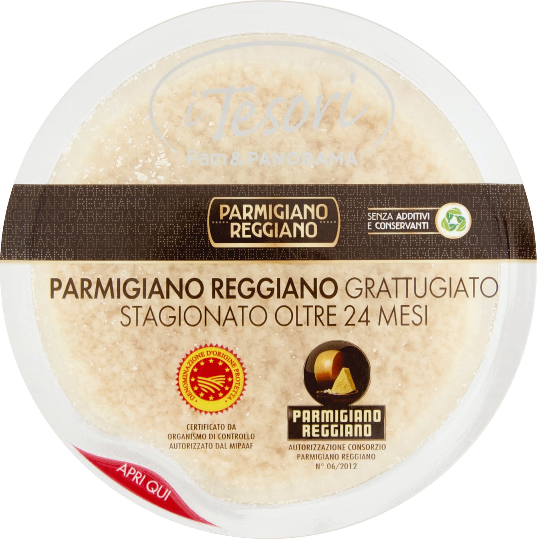 I TESORI Parmigiano Reggiano Grattugiato Stagionato Oltre 24 Mesi 100 g – immagine 2