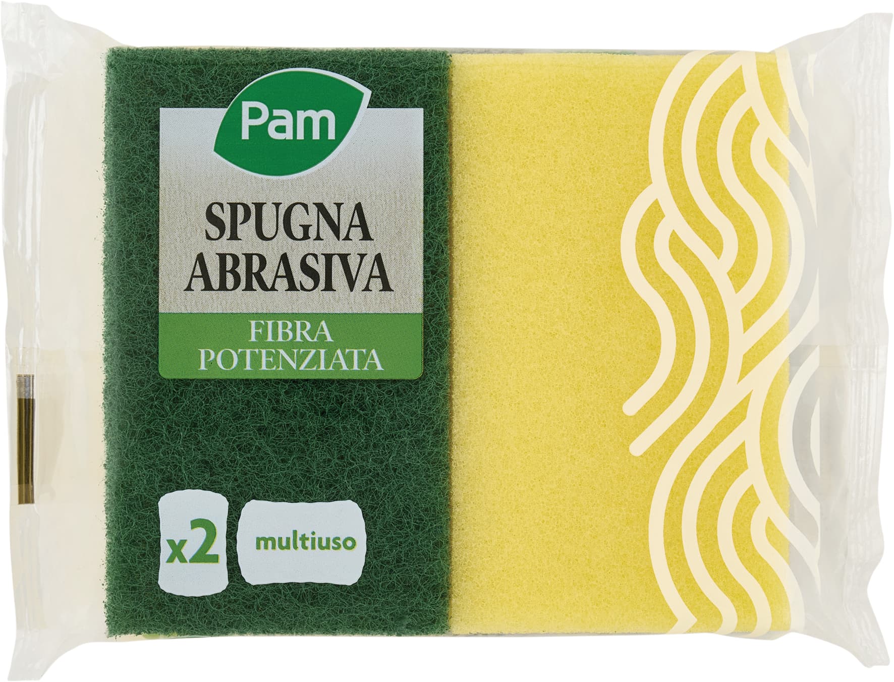 PAM Spugna Abrasiva Fibra Potenziata 2 pz – immagine 2