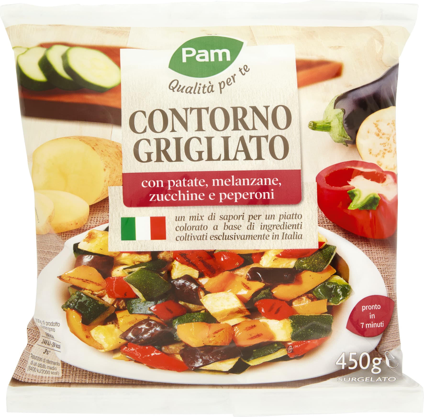 PAM PANORAMA Contorno Grigliato surgelato 450 g – immagine 2