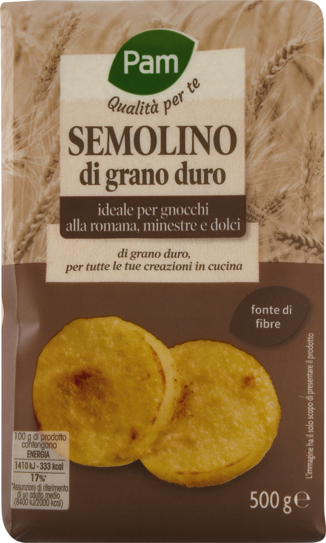 PAM PANORAMA Semolino di grano duro 500 g – immagine 2