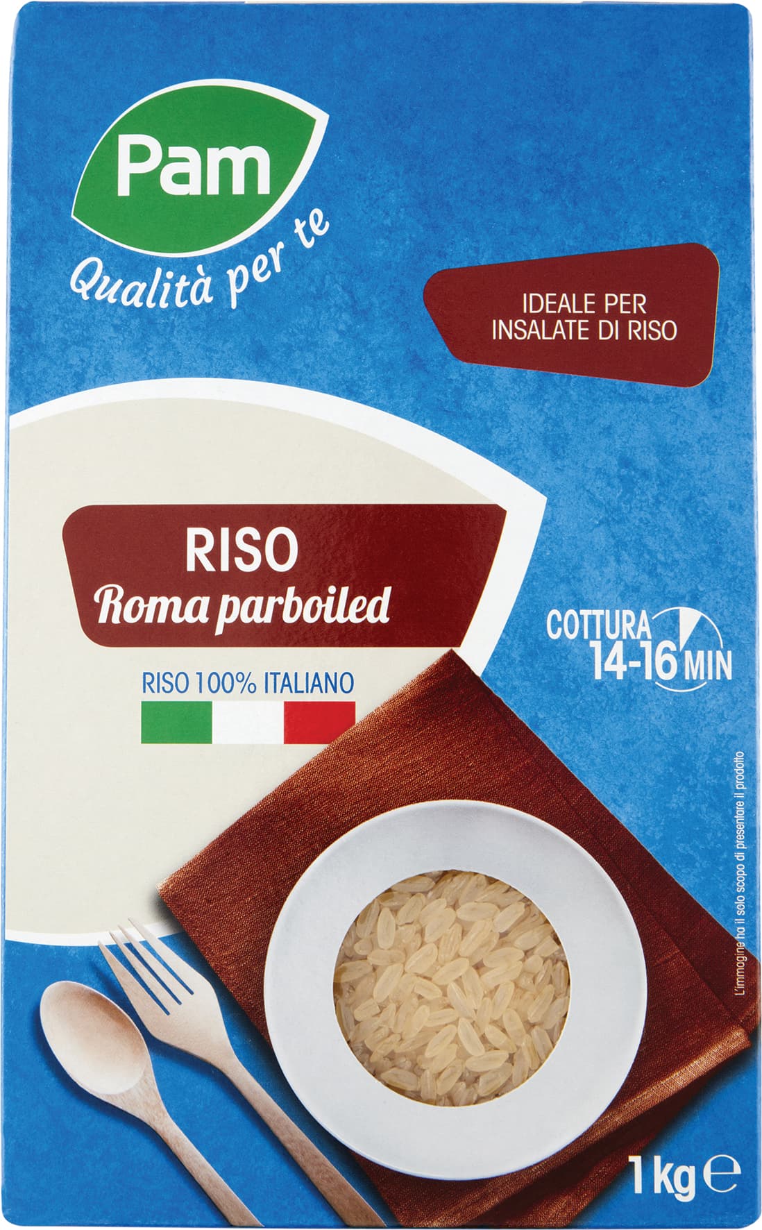 PAM Qualità per te Riso Roma parboiled 1 Kg – immagine 2