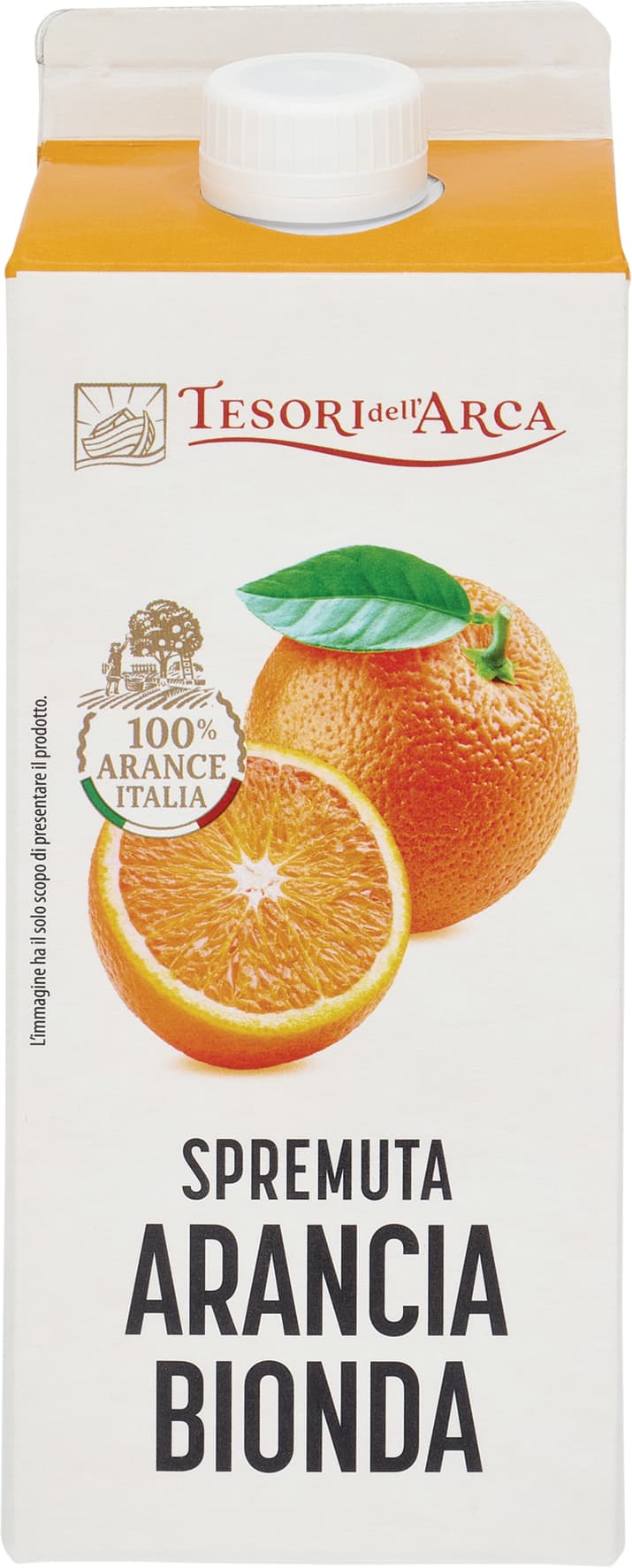 TESORI DELL'ARCA Spremuta Arancia Bionda 750 ml – immagine 2