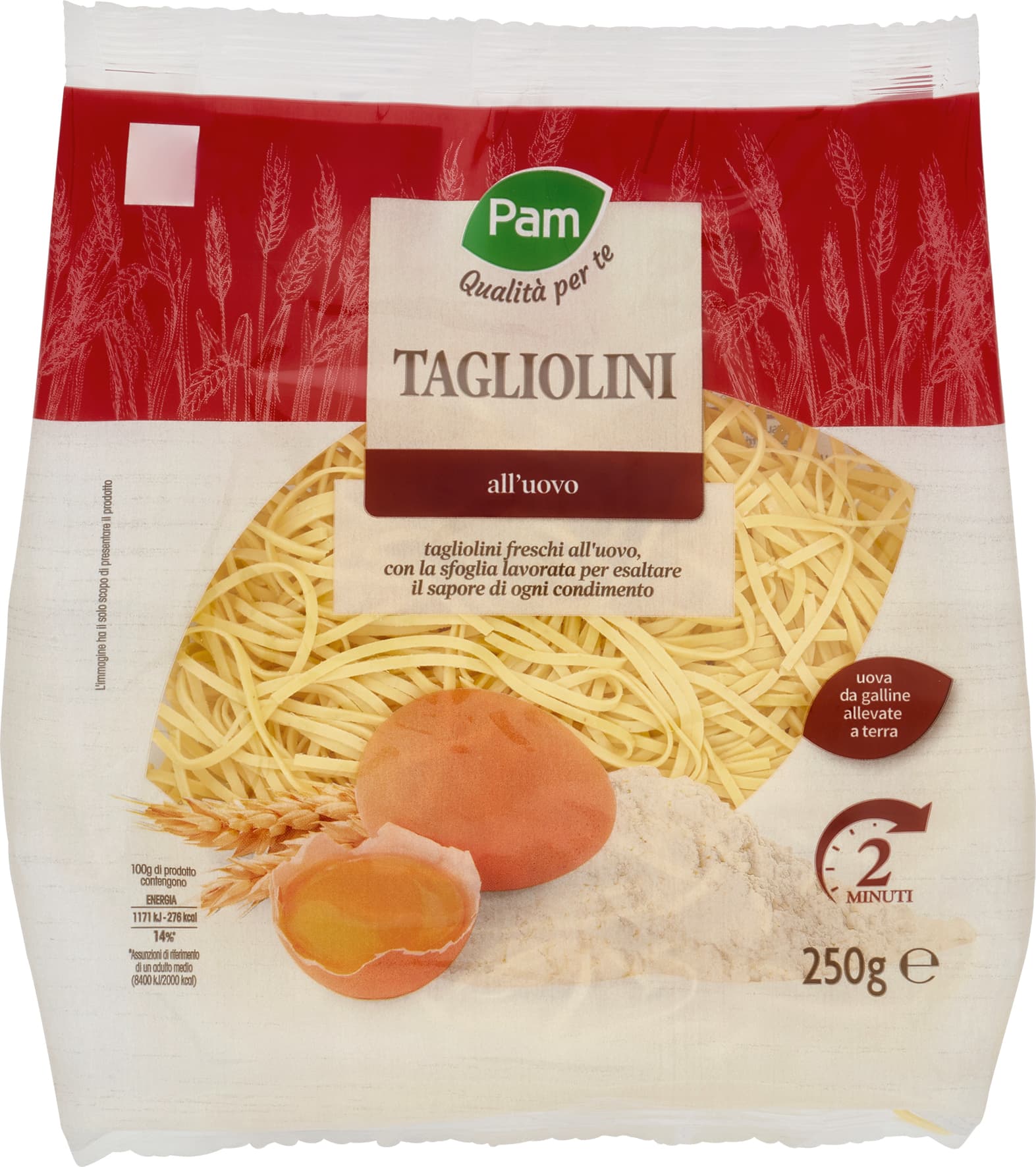 PAM Qualità per te Tagliolini all'uovo 250 g – immagine 2