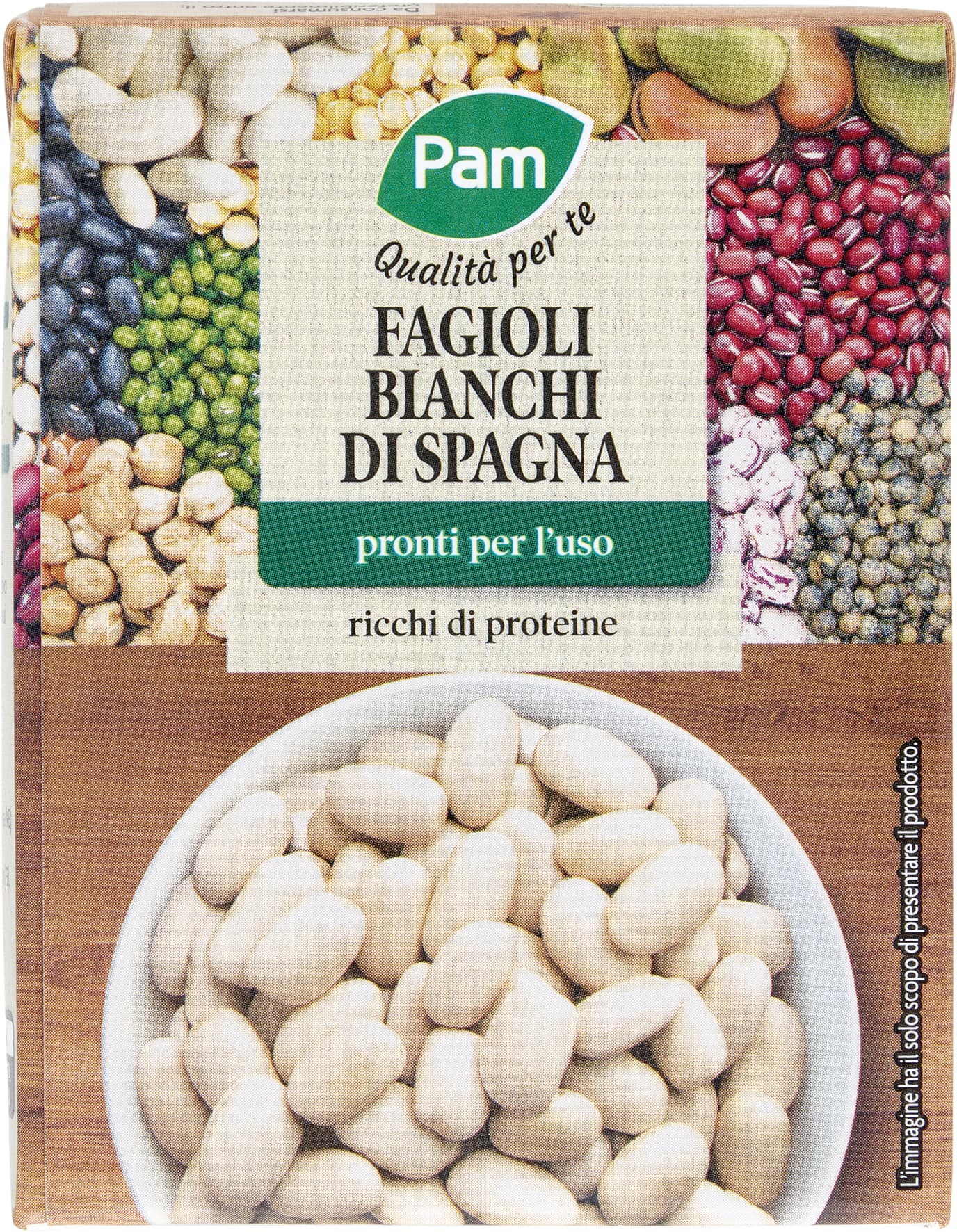 PAM Qualità per te Fagioli Bianchi di Spagna 380 g – immagine 2