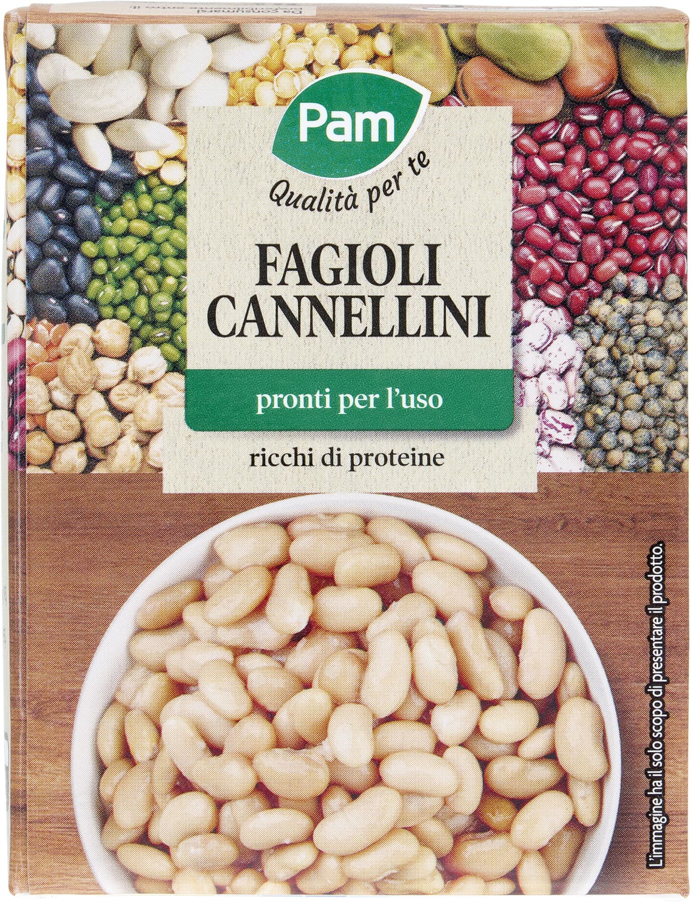 PAM Qualità per te Fagioli Cannellini 380 g – immagine 2