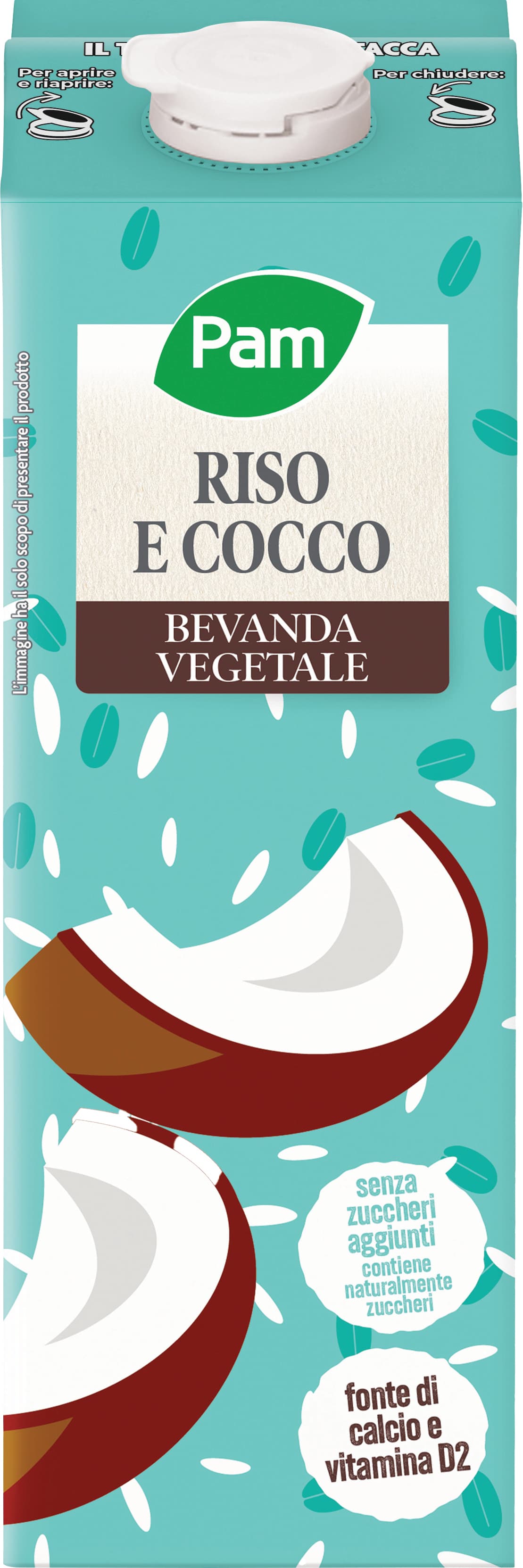 PAM Riso e Cocco Bevanda Vegetale 1 L – immagine 2