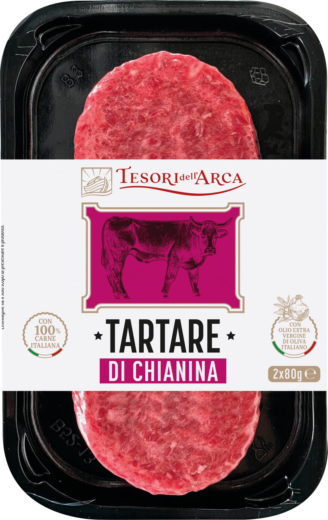 TESORI DELL'ARCA Tartare di Chianina 2 x 80 g – immagine 2
