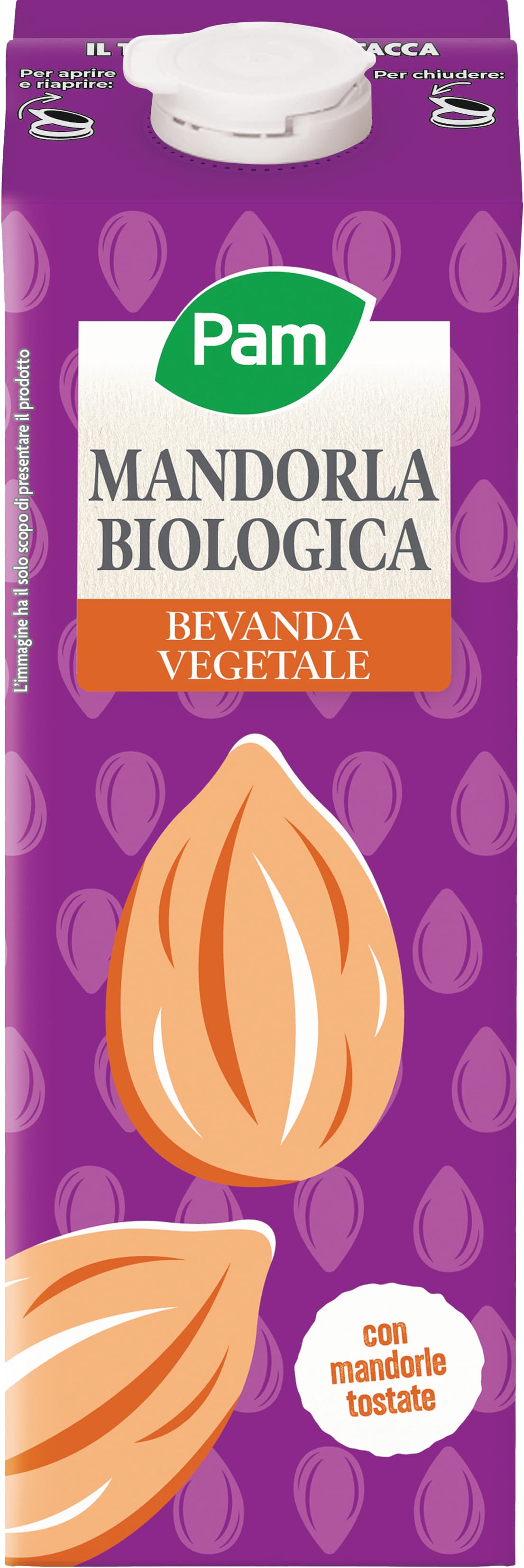 PAM Mandorla Biologica Bevanda Vegetale 1 L – immagine 2