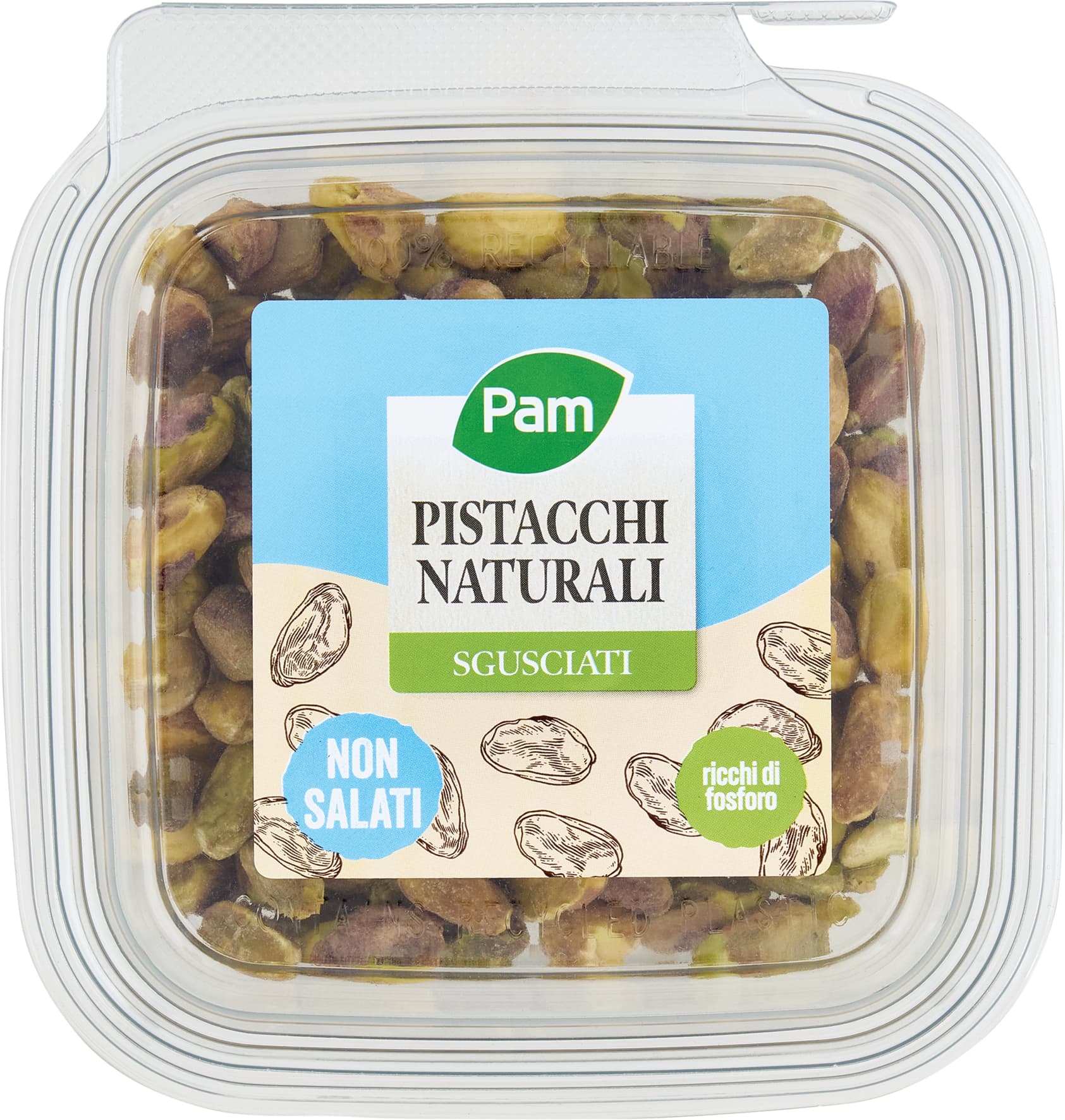 PAM Pistacchi Naturali Sgusciati 70 g – immagine 2