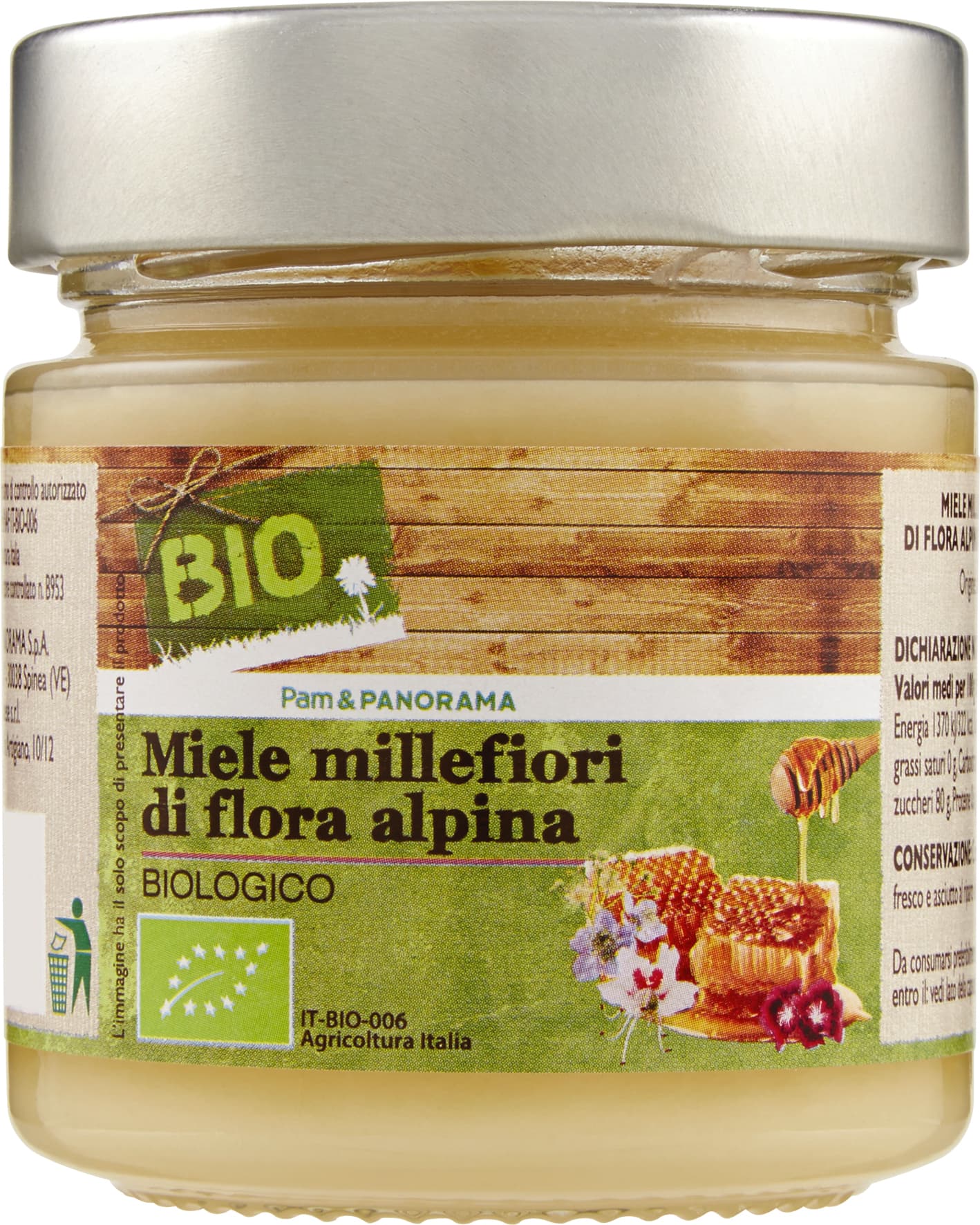 BIO Miele millefiori di flora alpina 300 g – immagine 2