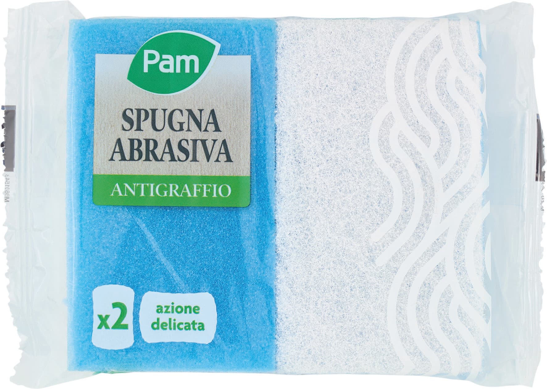 PAM Spugna Abrasiva Antigraffio 2 pz – immagine 2