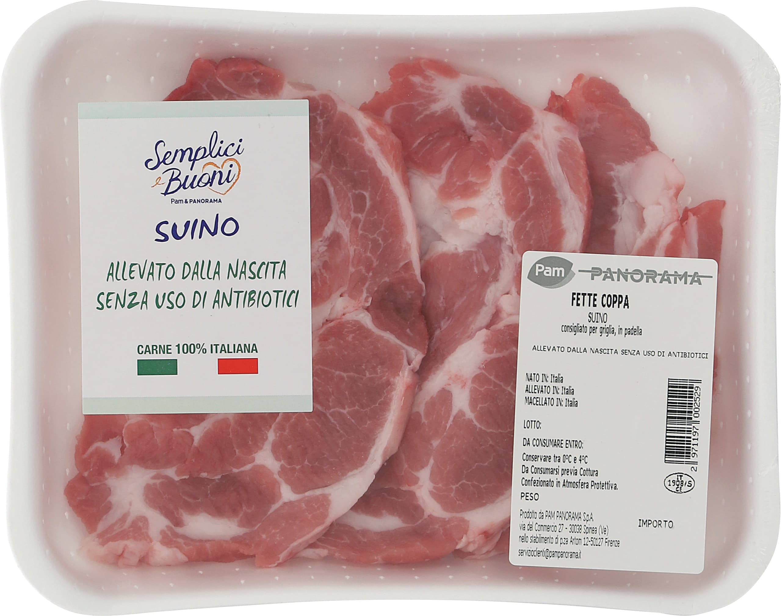 Coppa di suino senza osso fette senza antibiotici – immagine 2