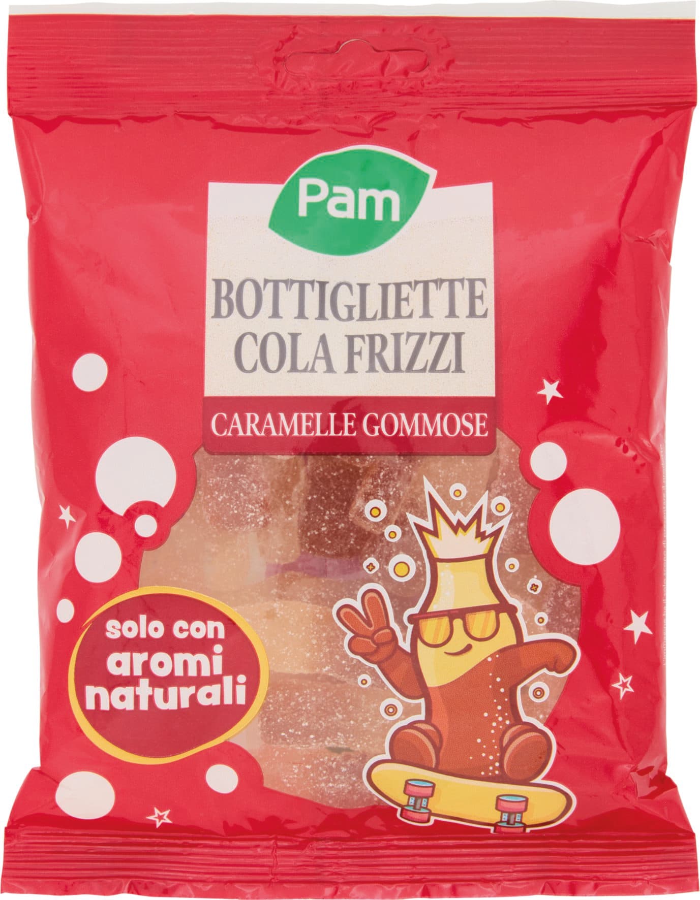 PAM Bottigliette Cola Frizzi Caramelle Gommose 175 g – immagine 2