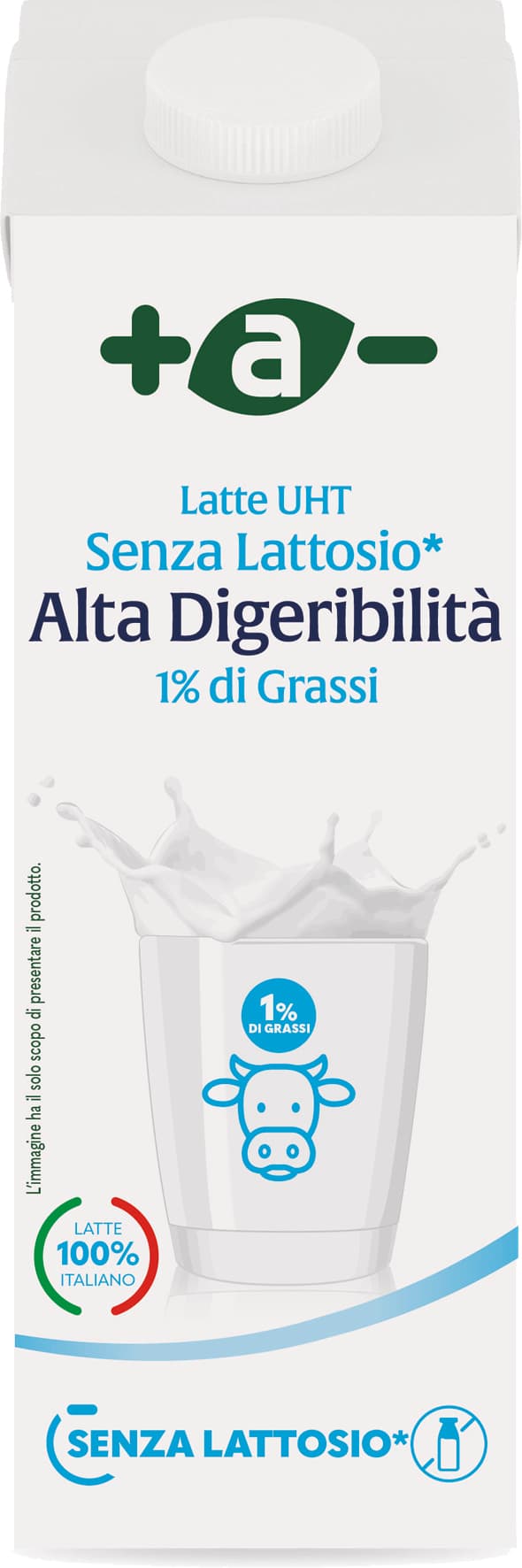 + a - latte uht 1% grassi senza lattosio – immagine 2