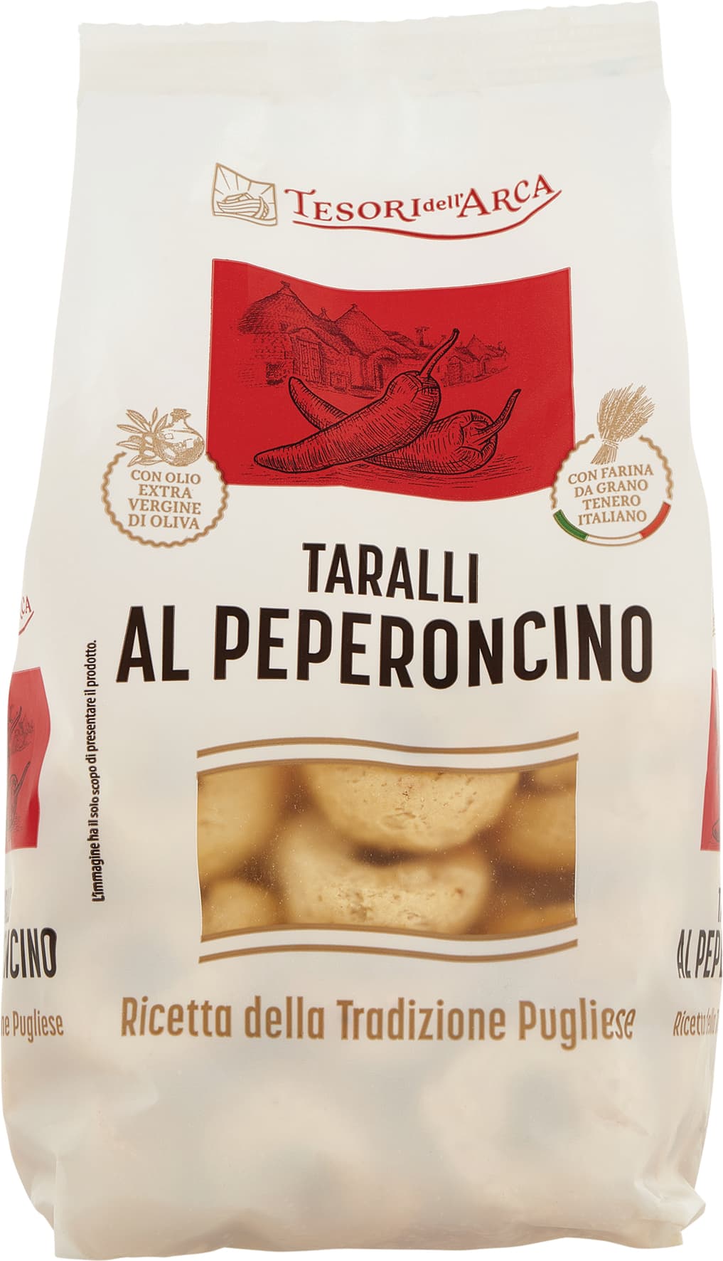 TESORI DELL'ARCA Taralli al Peperoncino 250 g – immagine 2