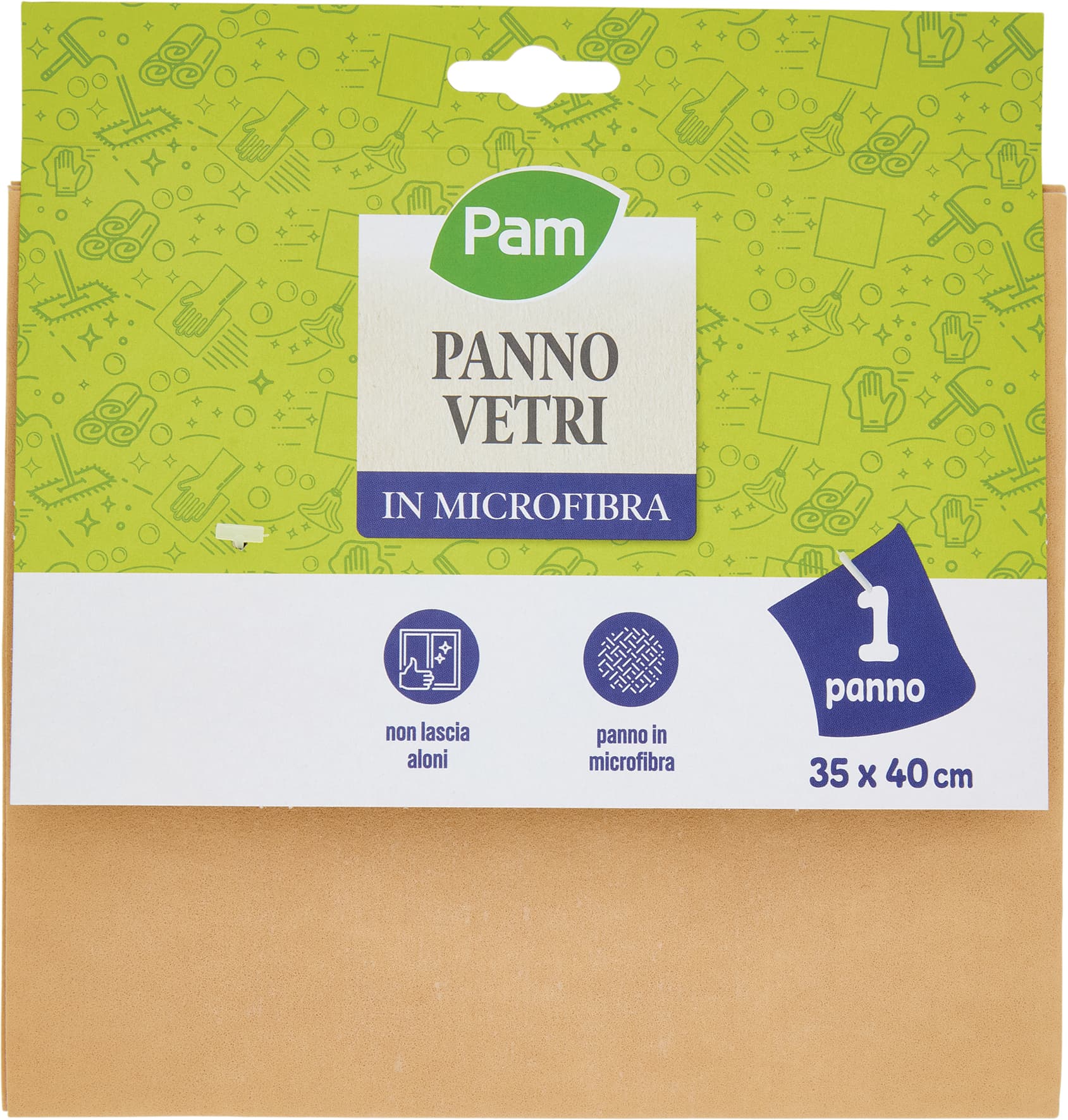 PAM Panno Vetri in Microfibra 35 x 40 cm 1 pz – immagine 2