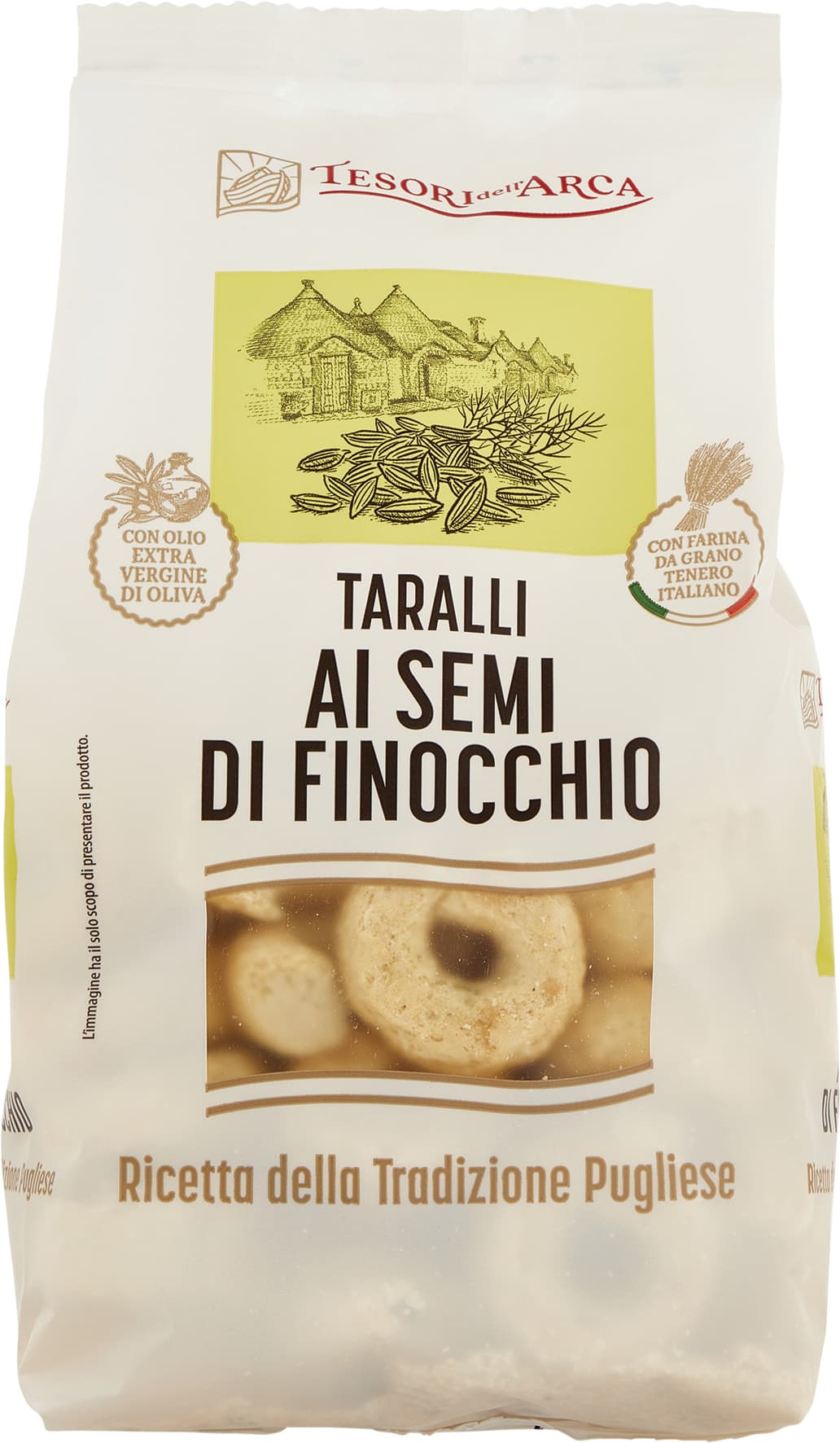 TESORI DELL'ARCA Taralli ai Semi di Finocchio 250 g – immagine 2