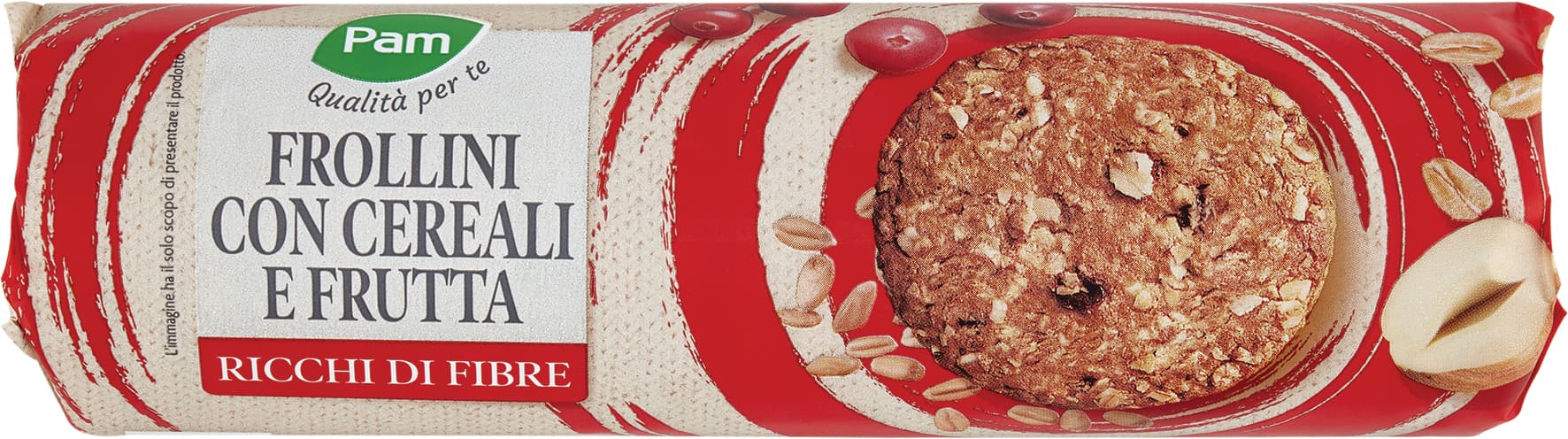 PAM Qualità per te Frollini con Cereali e Frutta 250 g – immagine 2