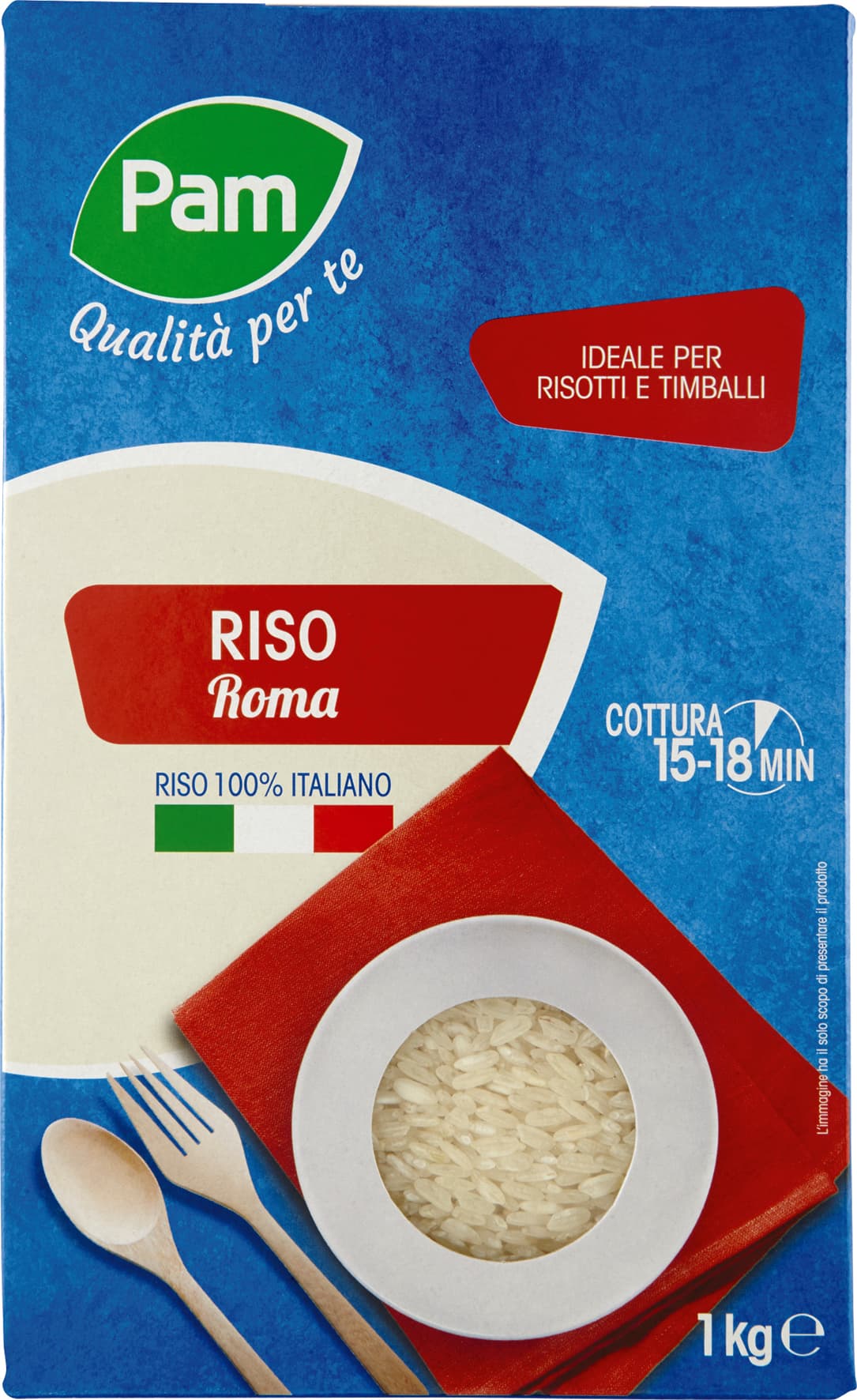 PAM Qualità per te Riso Roma 1 kg – immagine 2