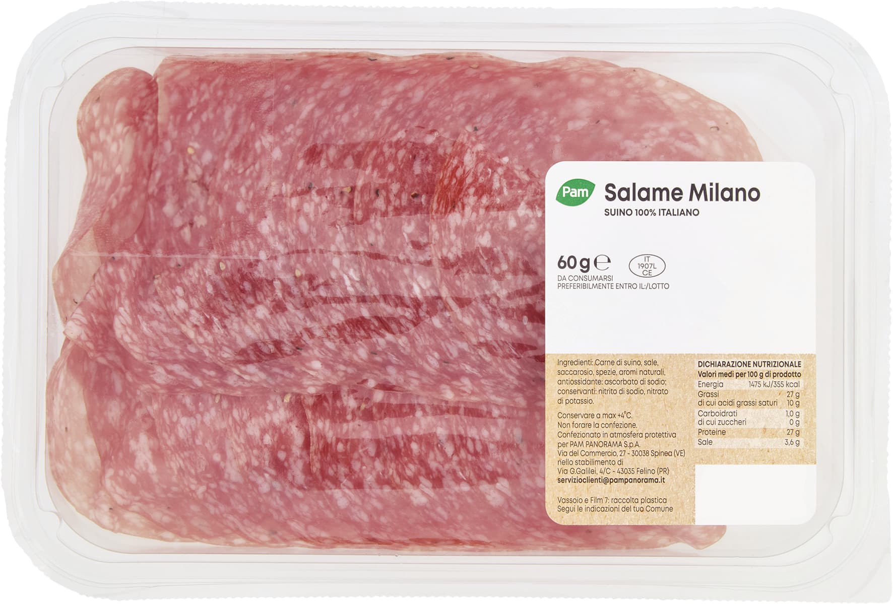 PAM Salame Milano 60 g – immagine 2