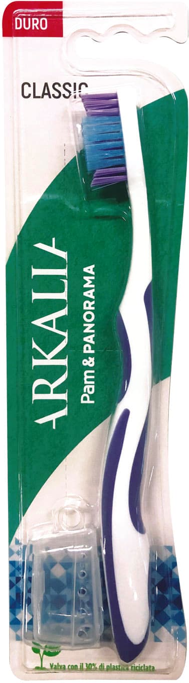 Spazzolino classic setole dure con copritestina ARKALIA 1 pezzo – immagine 2