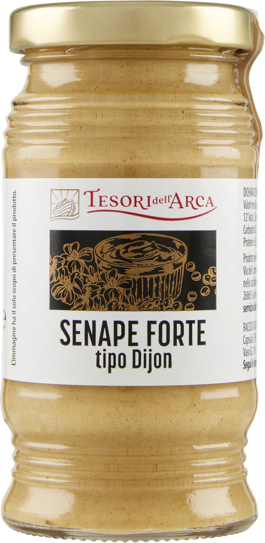 TESORI DELL'ARCA Senape Media Senape Forte tipo Dijon 134 g – immagine 2