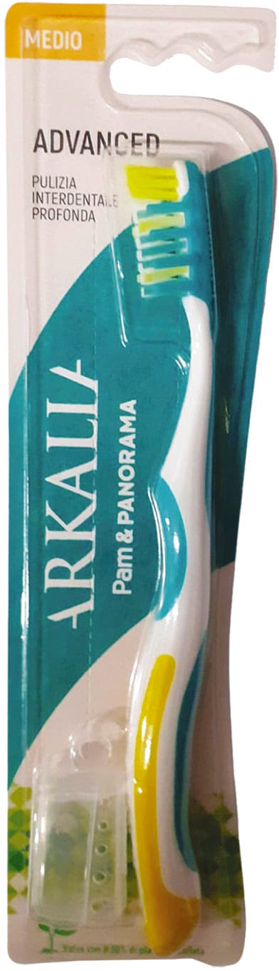 Spazzolino advanced setole medie con copritestina ARKALIA 1 pezzo – immagine 2