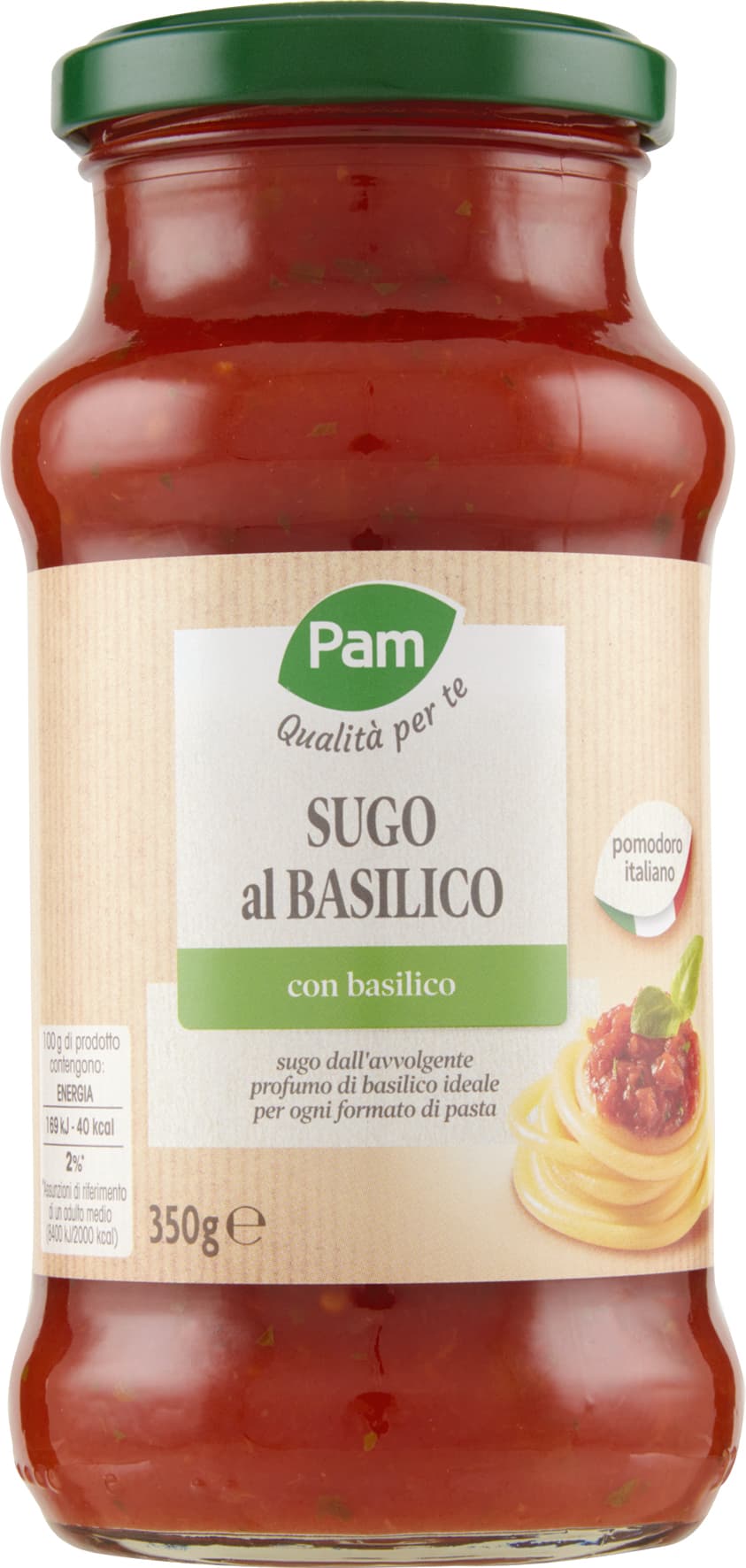 PAM Qualità per te Sugo al basilico 350 g – immagine 2
