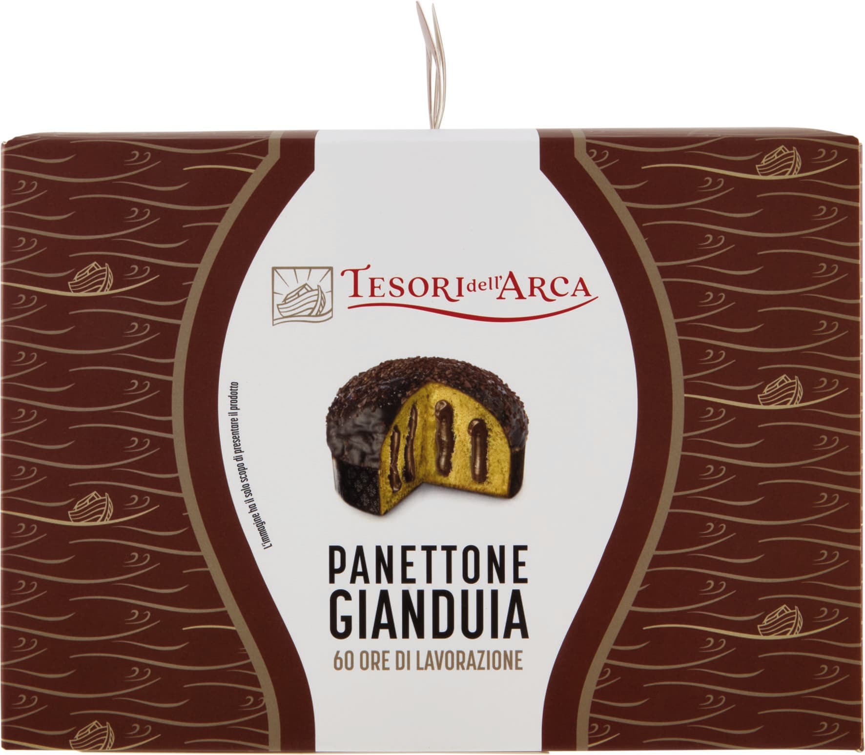 TESORI DELL'ARCA Panettone Gianduia 850 g – immagine 2