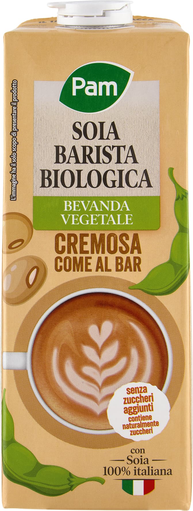 PAM Soia Barista Biologica Bevanda Vegetale 1 L – immagine 2